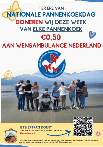 Nationale Pannekoekdag 2026 - WensAmbulance Nederland
